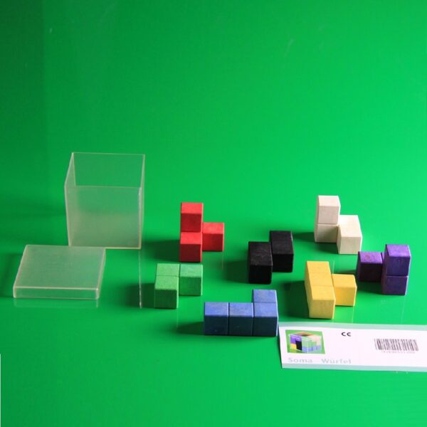 SOMA Cube 7 χρώματα σε κουτί