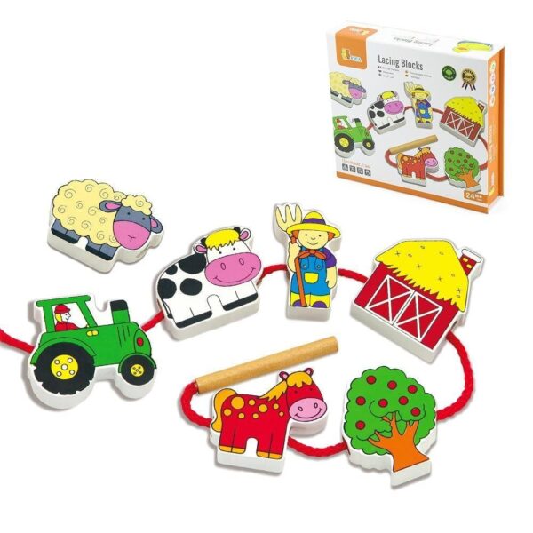 Lacing Blocks Set – Farm