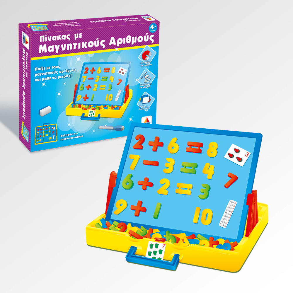 Πίνακας με μαγνητικούς αριθμούς