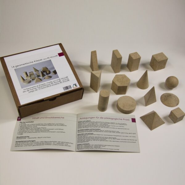 Γεωμετρικά Στερεά Ξύλινα 14τεμ