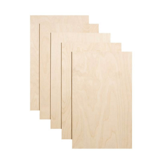 Μπεζ φύλλα κόντρα πλακέ 4 x 300 x 600 mm