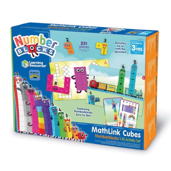 MathLink® Cubes Numberblocks 1-10 Activity Set (αριθμοκυβακια )