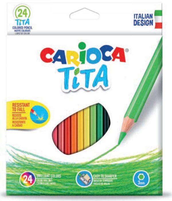 Coloured Pencils Big 24 pcs