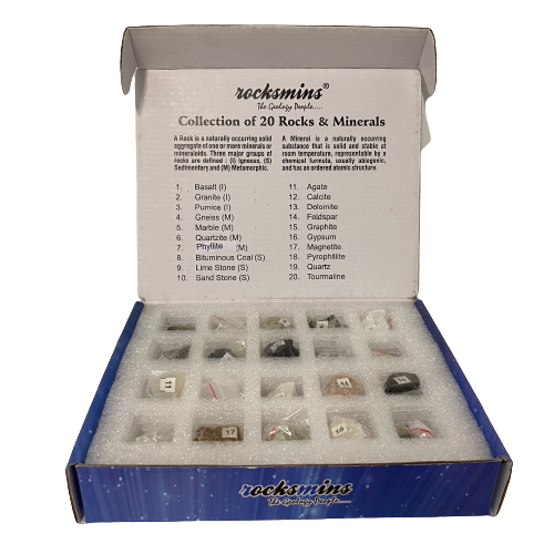 Συλλογή Βράχων και Ορυκτών 20τεμ