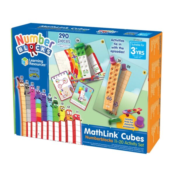 MathLink® Cubes Numberblocks 11-20 Activity Set(αριθμοκυβακια)