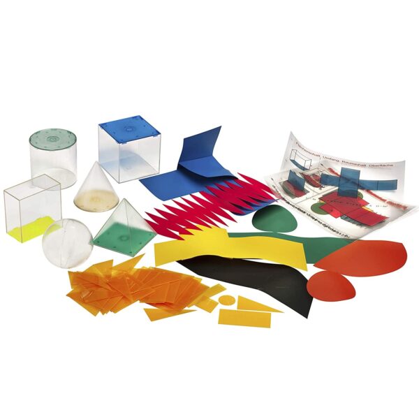 Γεωμετρικά Στερεά με Αναπτύγματα 6τεμ 10cm