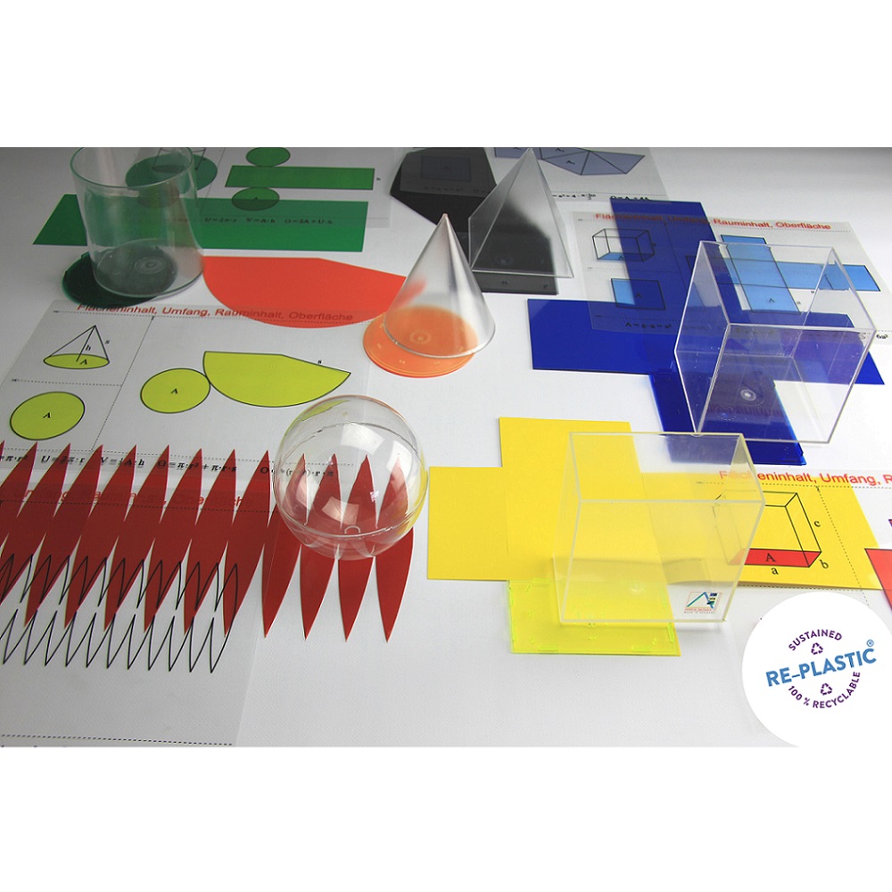 Γεωμετρικά Στερεά με Αναπτύγματα 6τεμ 10cm - Image 2