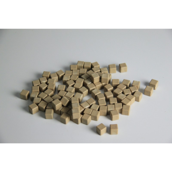 Ξύλινα Κυβάκια 100τεμ 1x1x1cm