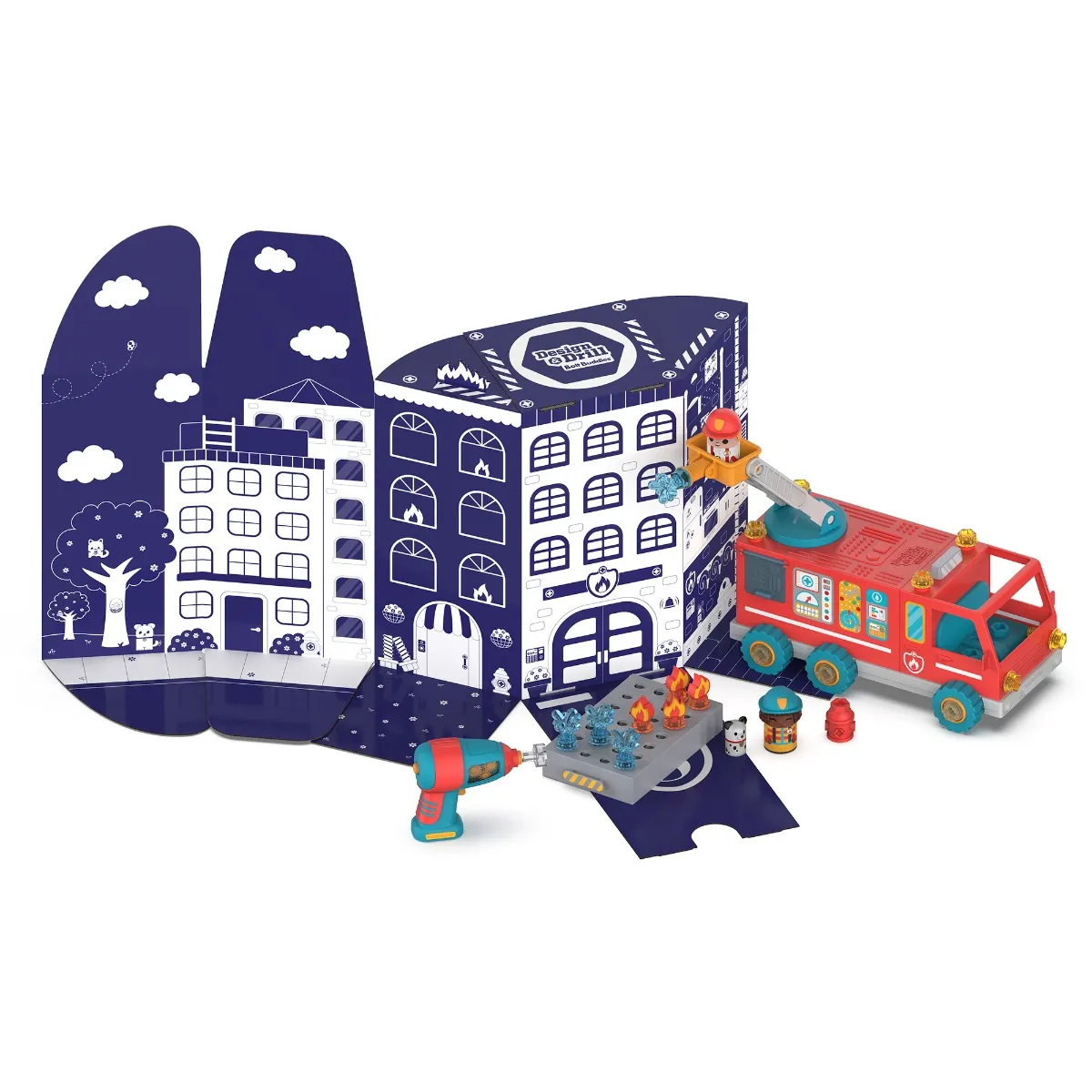 Design & Drill® Bolt Buddies Fire Truck - Image 5