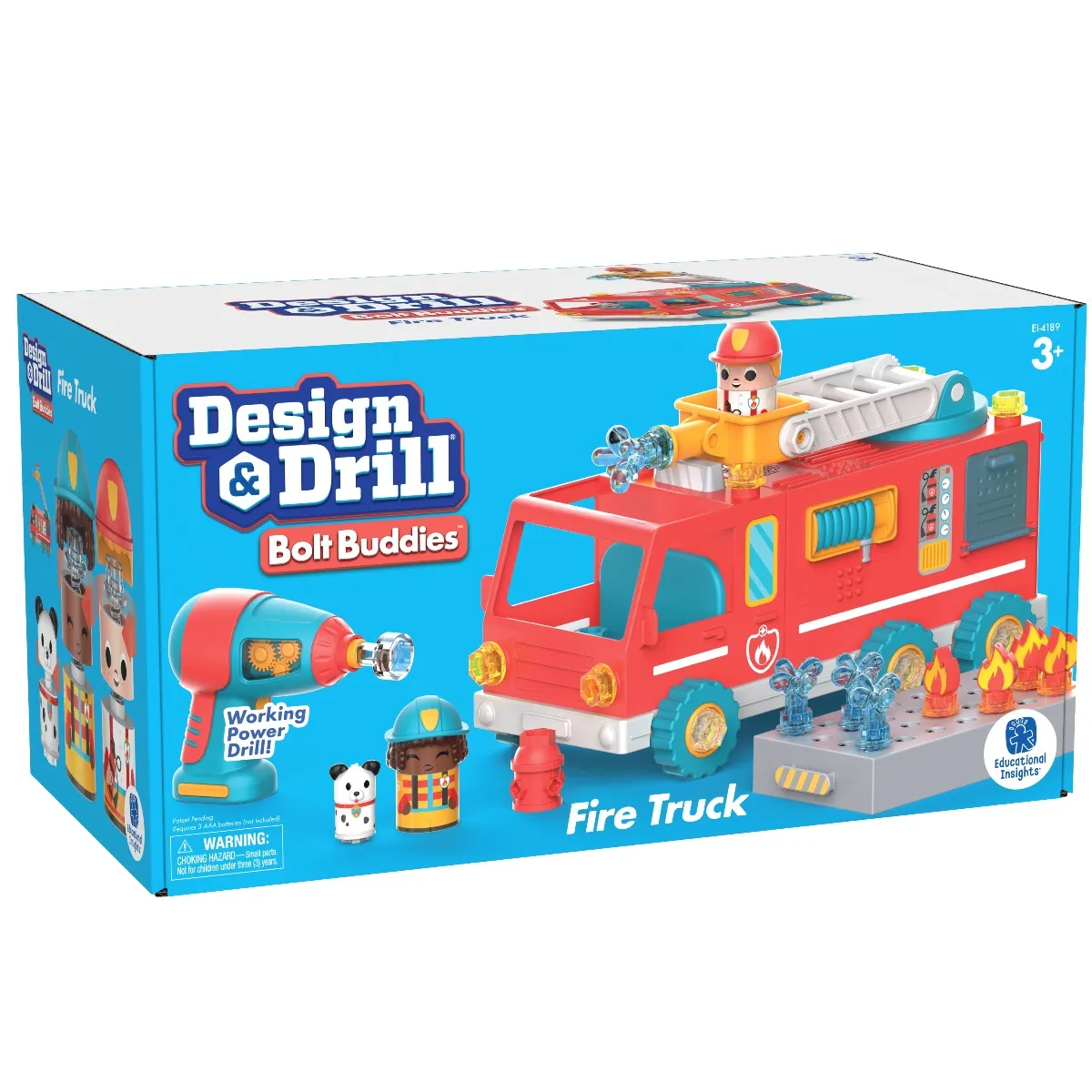 Design & Drill® Bolt Buddies Fire Truck - Image 6