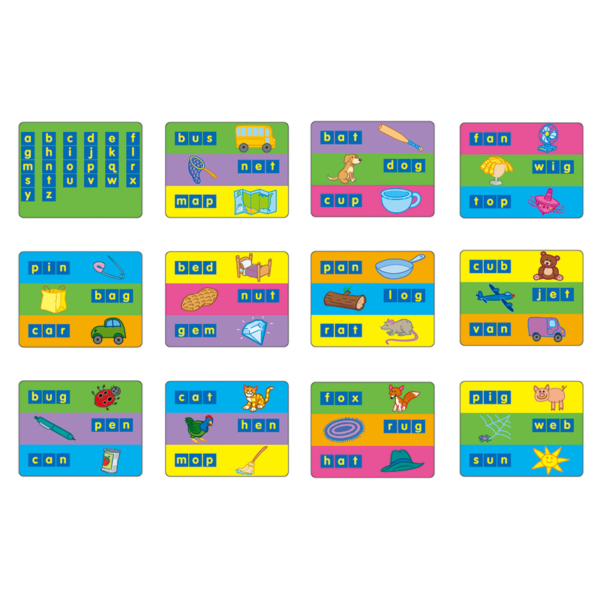 Gigo Κάρτες Δραστηριοτήτων για σχηματισμό λέξεων (Αγγλικά)