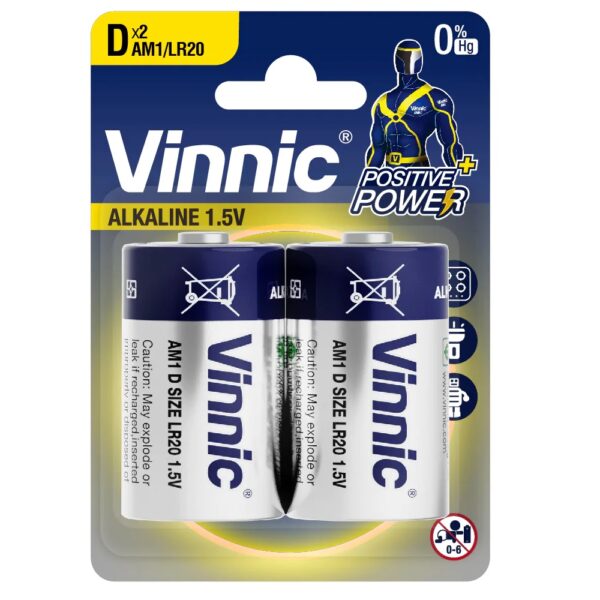 Μπαταρίες Τύπου D 2τεμ