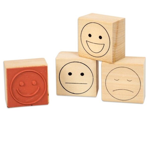 Ξύλινες Σφραγίδες Φατσούλες 4τεμ