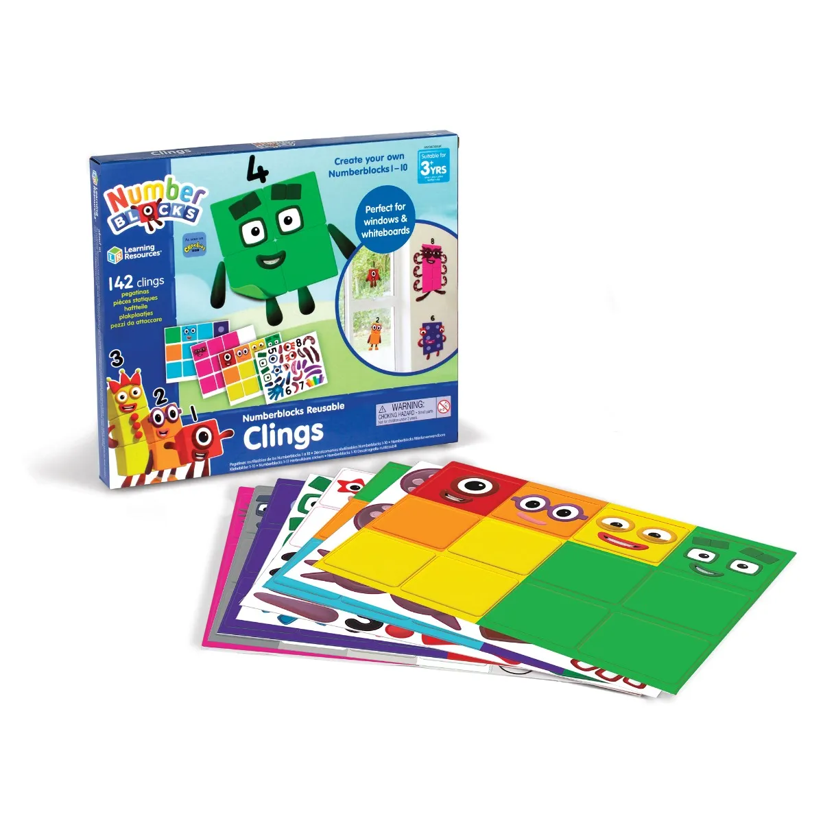 Numberblocks Reusable Clings 1-10 - Image 7