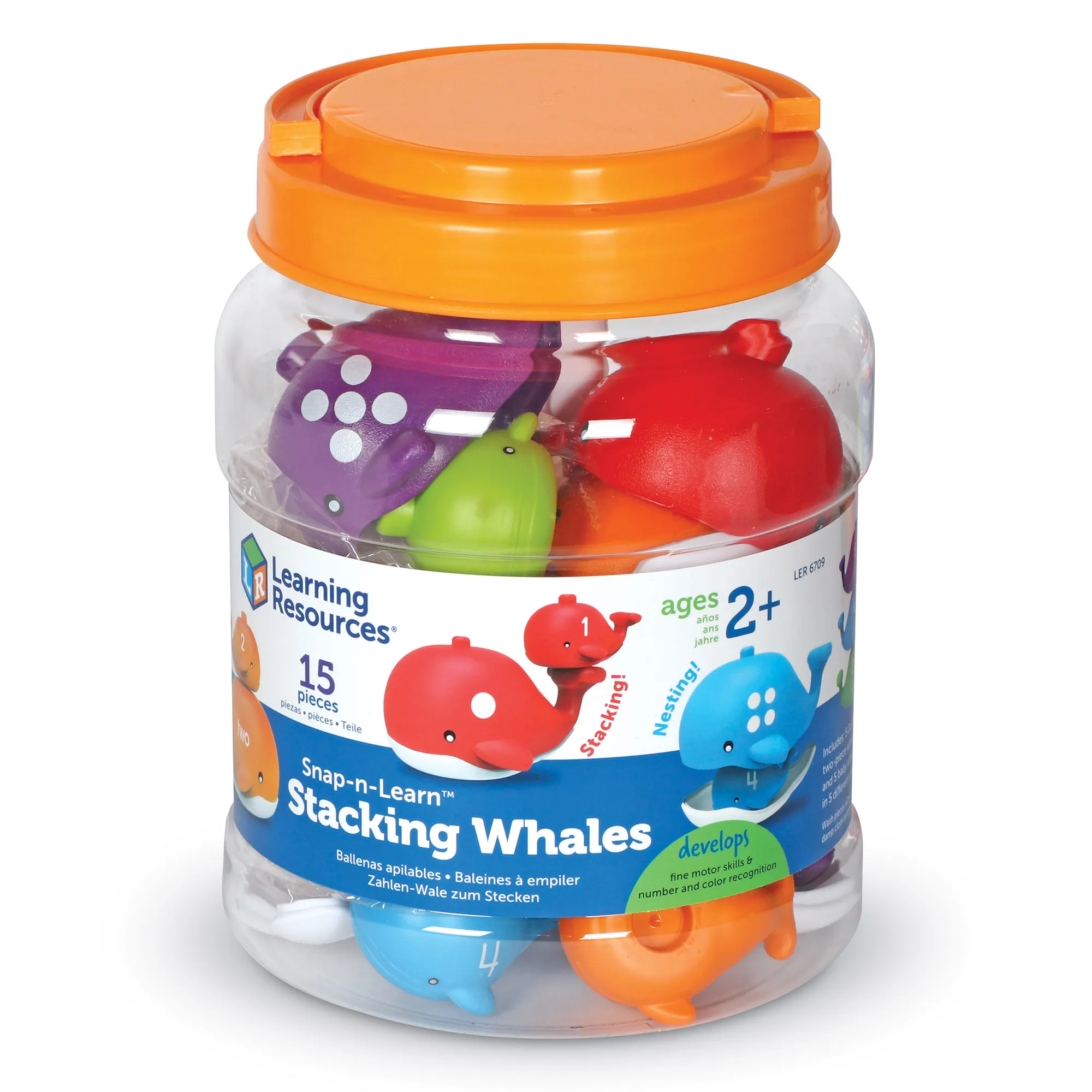 Snap-n-Learn™ Stacking Whales - Image 4