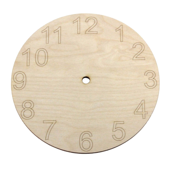 Wood - Dial with engraving