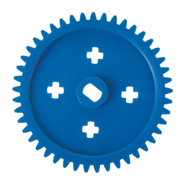 Γρανάζι μπλε με σχισμές 47mm / 45 δόντια