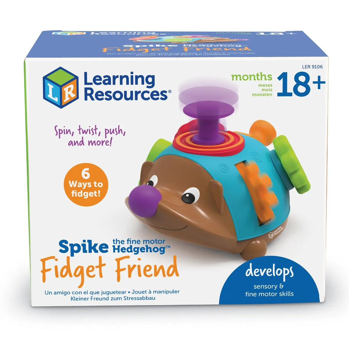 Spike the Fine Motor Hedgehog® Fidget Friend - Image 6