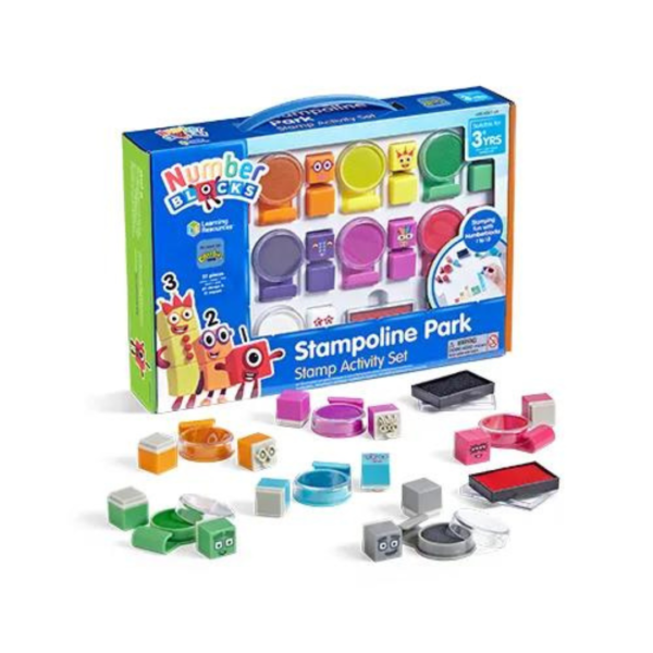 Numberblocks Stampoline Park Stamp Activity Set