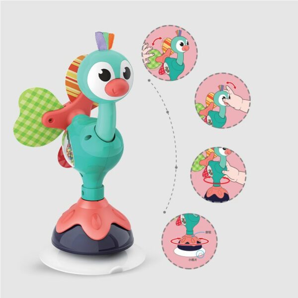 Κουδουνίστρα με βεντούζα – Παγώνι