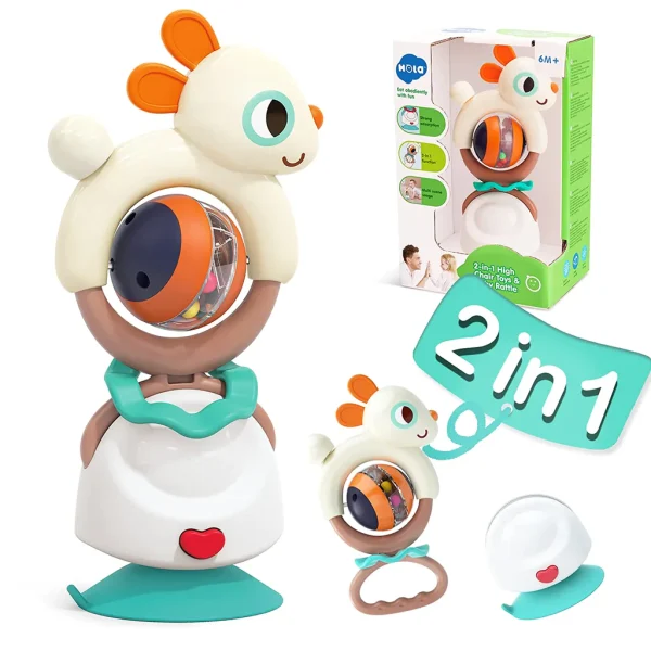 2 σε 1 Κουδουνίστρα με βεντούζα - Κουνελάκι