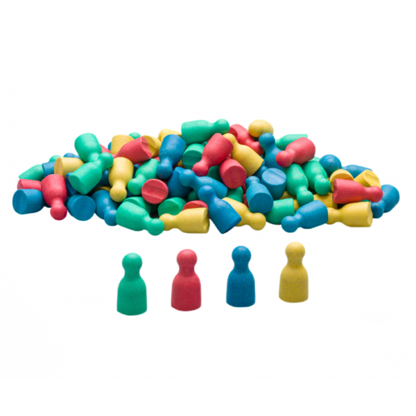 Σετ από 100 Πιόνια σε 4 χρώματα