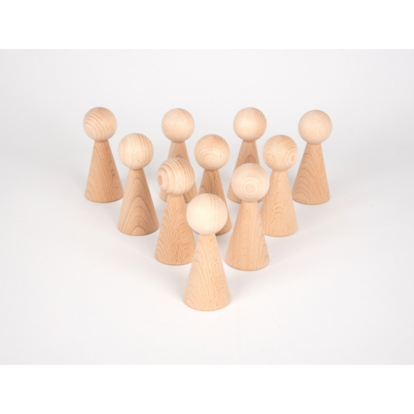 Ξύλινες Φιγούρες(Peg Dolls )Σετ 10