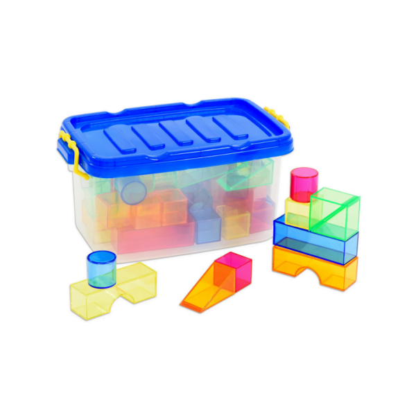 Transparent Building Blocks, 50 pcs