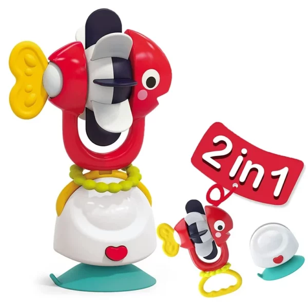 2 σε 1 Κουδουνίστρα με βεντούζα - Ψαράκι