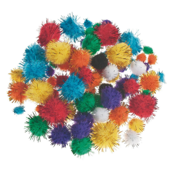 Pom-Pom Glitter 78τεμ