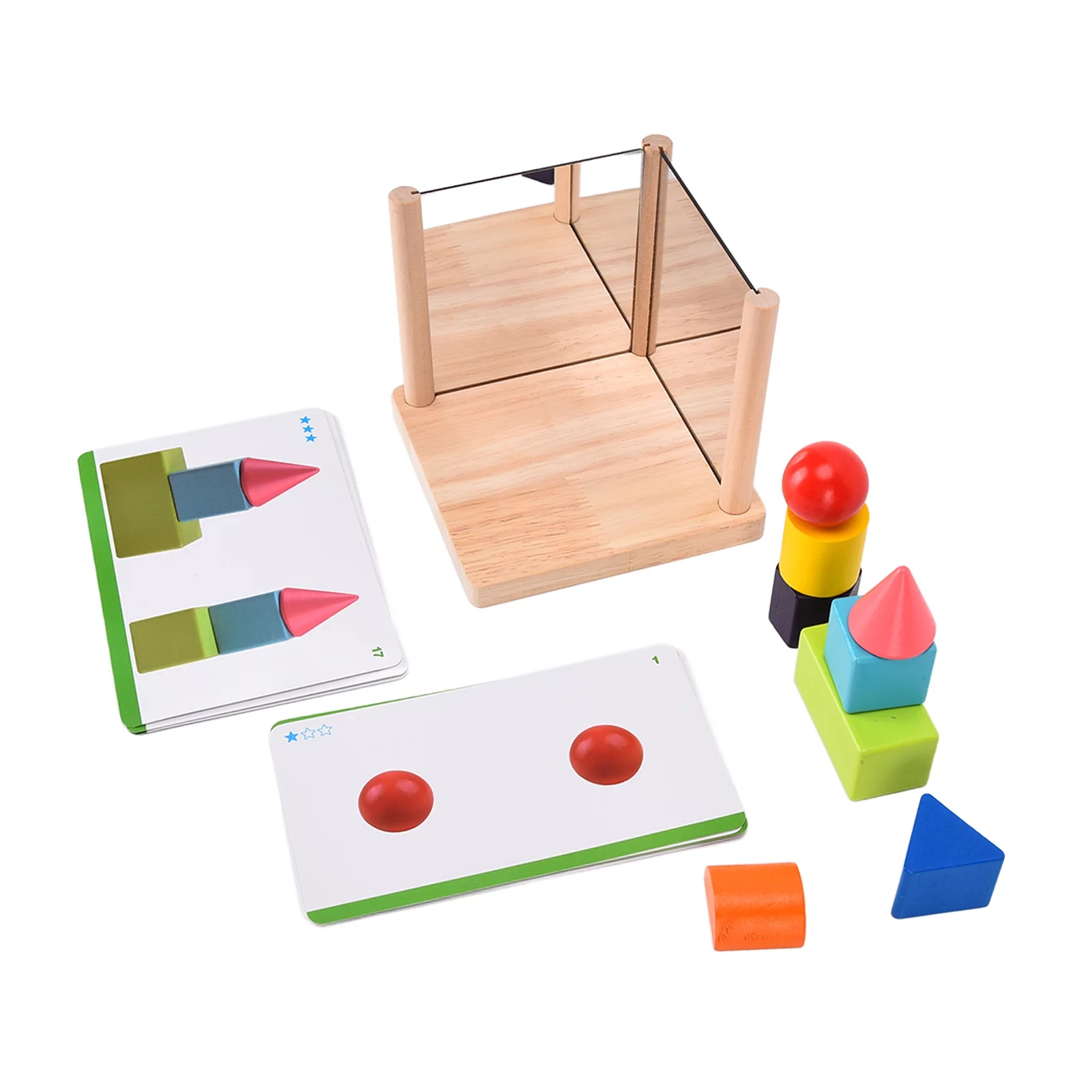 Σετ Γωνιακός Καθρέπτης με Γεωμετρικά Σχήματα - Image 5