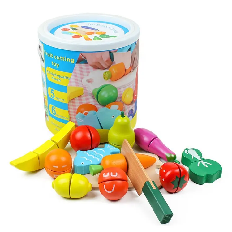 Wooden Velcro Fruit Set 12pcs