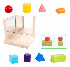 Σετ Γωνιακός Καθρέπτης με Γεωμετρικά Σχήματα - Image 6