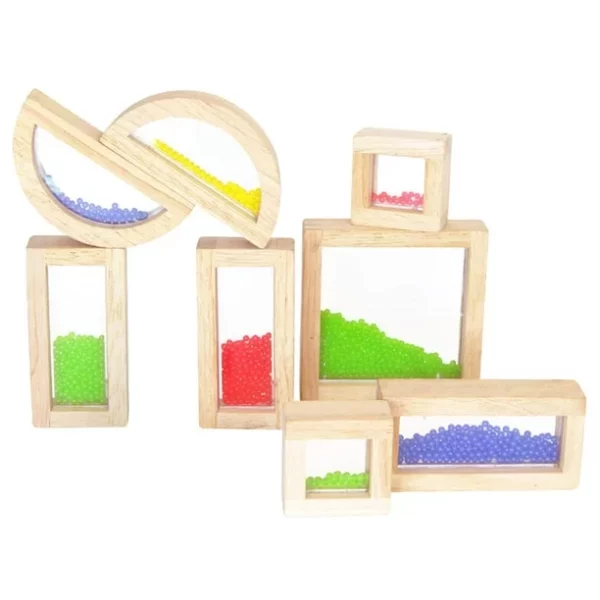 Ξύλινα Γεωμετρικά Στερεά με Χάντρες