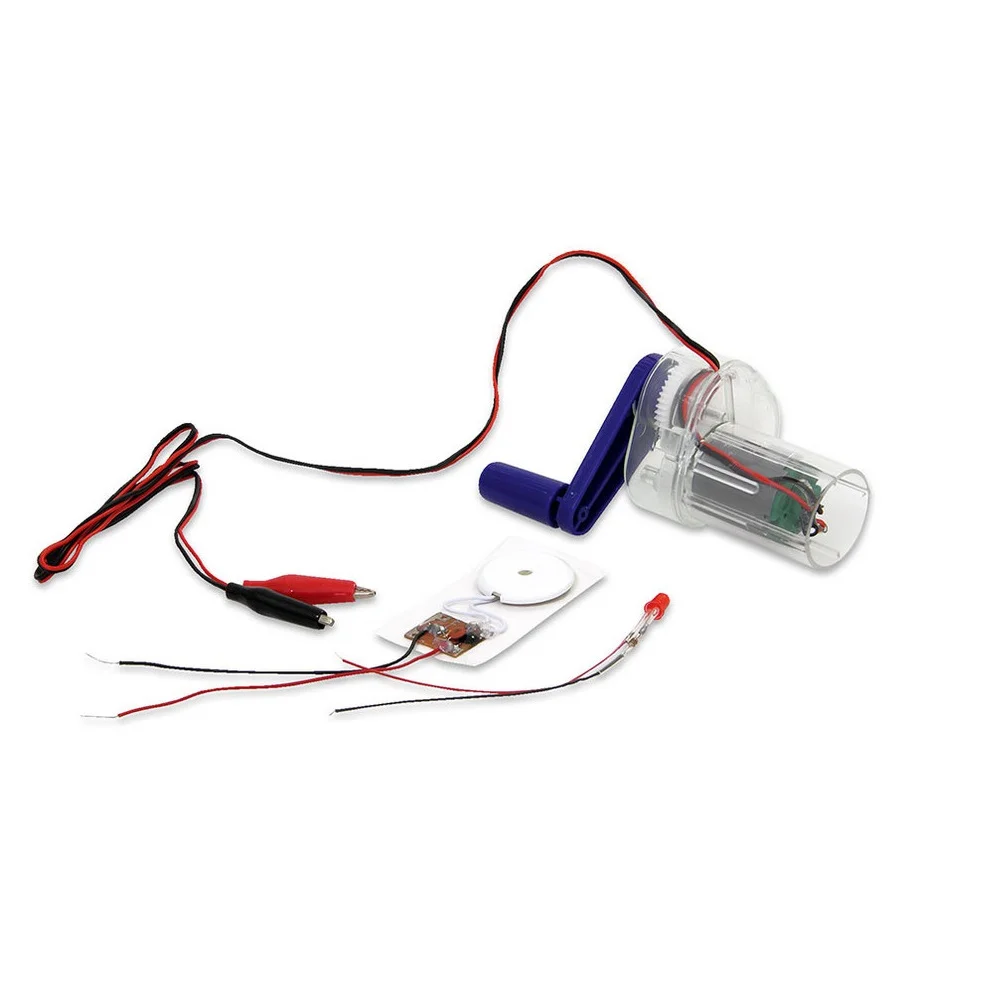 Φακός Δυναμό με LED και ήχο