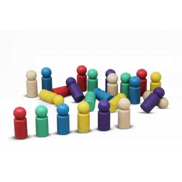 Σετ 24 Πιόνια σε 6 χρώματα