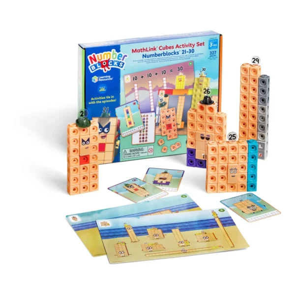 MathLink® Cubes Numberblocks 21-30 Activity Set (αριθμοκυβάκια)