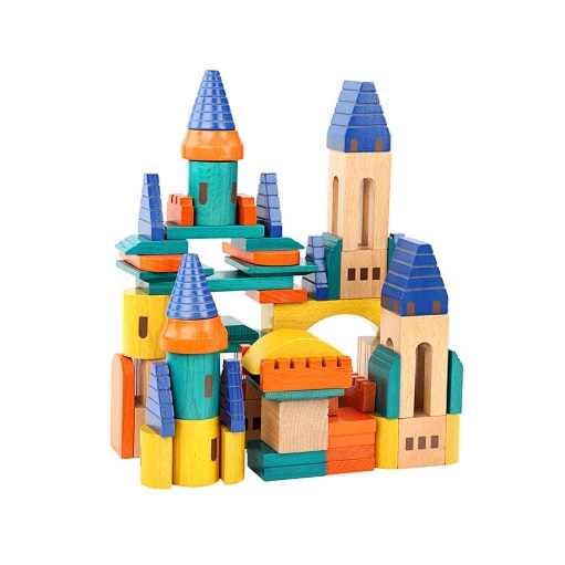 Σετ Ξύλινο Κάστρο 69 τεμ.