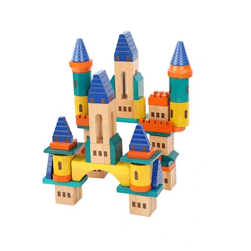 Σετ Ξύλινο Κάστρο 69 τεμ. - Image 3