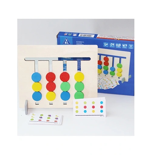 Ξύλινο Παιχνίδι Μοτίβα και Χρώματα