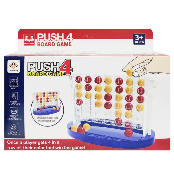 Push 4 on board game