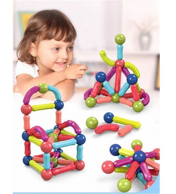 Μαγνητικό σετ Sticks and Balls 128 τεμ