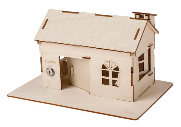 Ξύλινο Σπιτάκι με Συναγερμό
