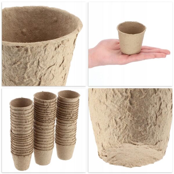 Βιοδιασπώμενα Γλαστράκια Σποράς – Σετ 10 Τεμαχίων