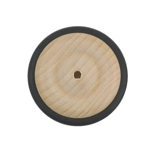Ξύλινη Ρόδα 43mm με Ελαστικό