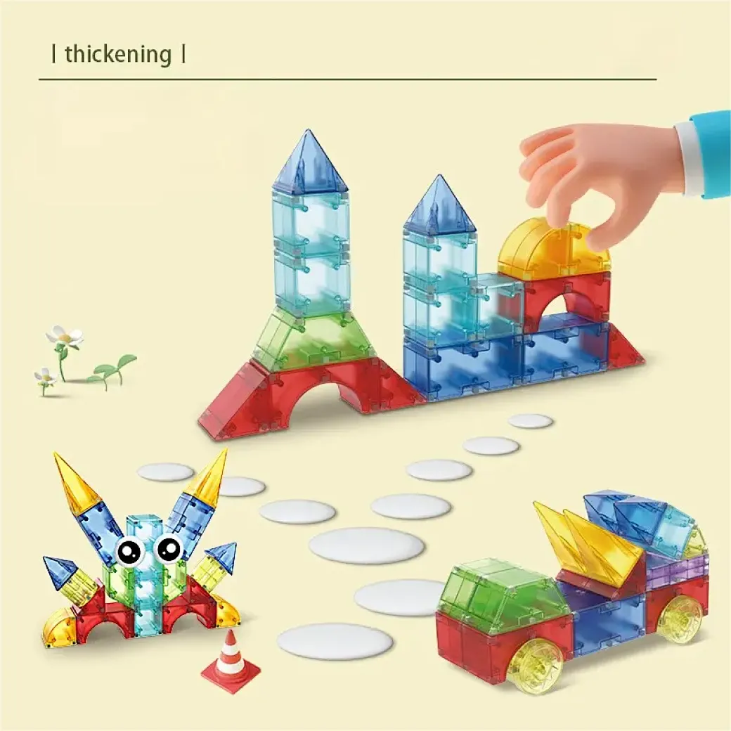 Μαγνητικές 3D Κατασκευές 32 τεμ - Image 2