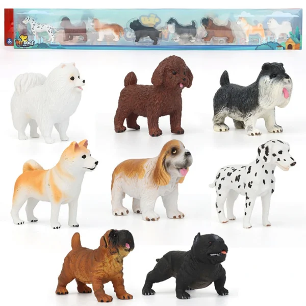 Σετ Φιγούρες Σκύλων – 8 Τεμάχια