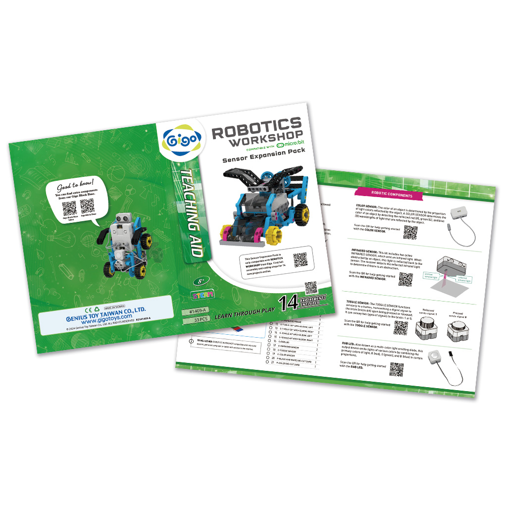ROBOTICS WORKSHOP COMPATIBLE WITH micro:bit - SENSOR EXPANSION PACK - Image 2