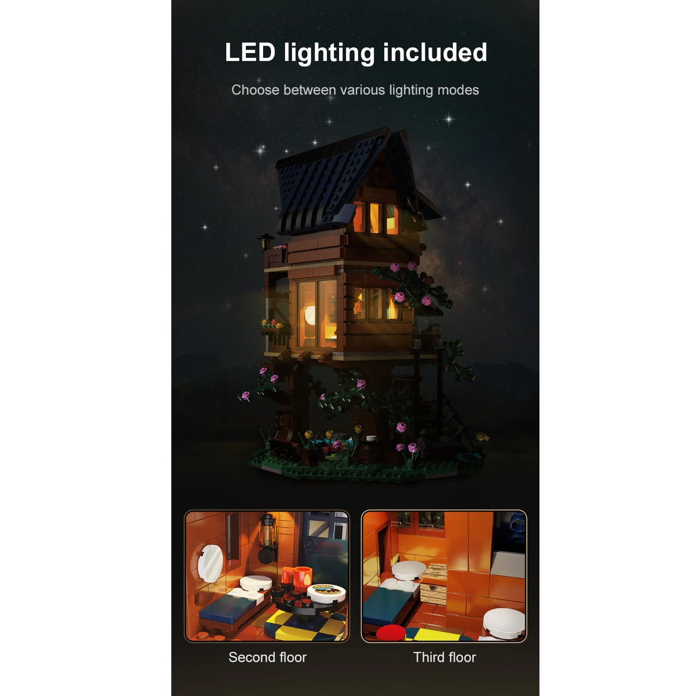 Δεντρόσπιτο 4 Εποχών με LED - Image 2