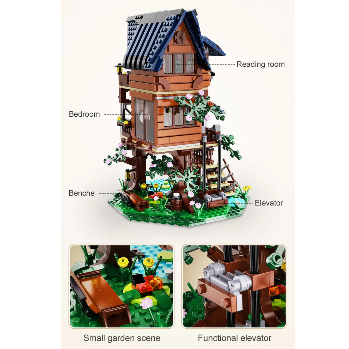 Δεντρόσπιτο 4 Εποχών με LED - Image 5